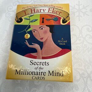 Secrets Of The Millionaire Mind Cards By T. Harv Eker  50-Card Deck